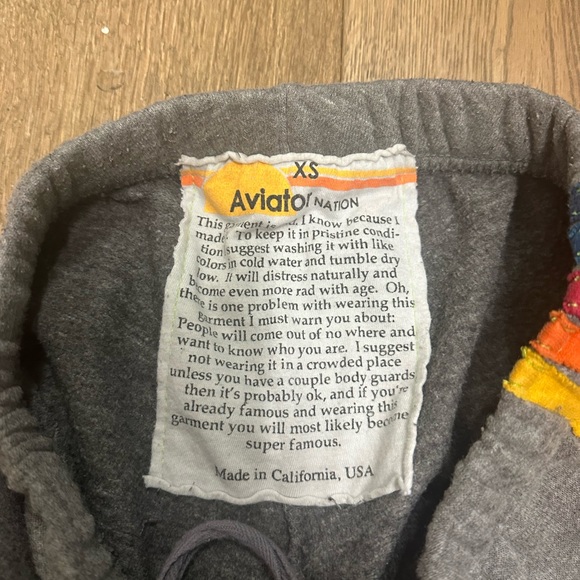 grey aviator nation sweatpants - Picture 3 of 3